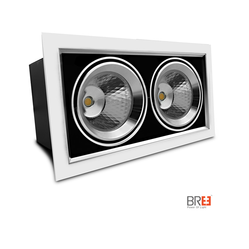 einzel -, doppel - oder kopf kühlergrill dimmbare led downlight führte downlight platz mit 360 - grad - winkel kippen