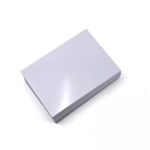 Weißes hitzebeständiges Silikon-PET-Blatt des Plastikblatt-Blatt-A4 für die Herstellung der Ausweiskarte