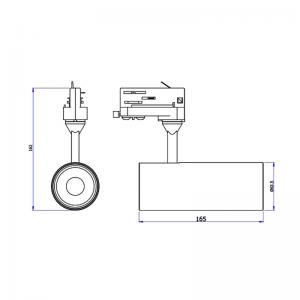 LED Track Licht 15W 20W 30W LED Track Spot Licht