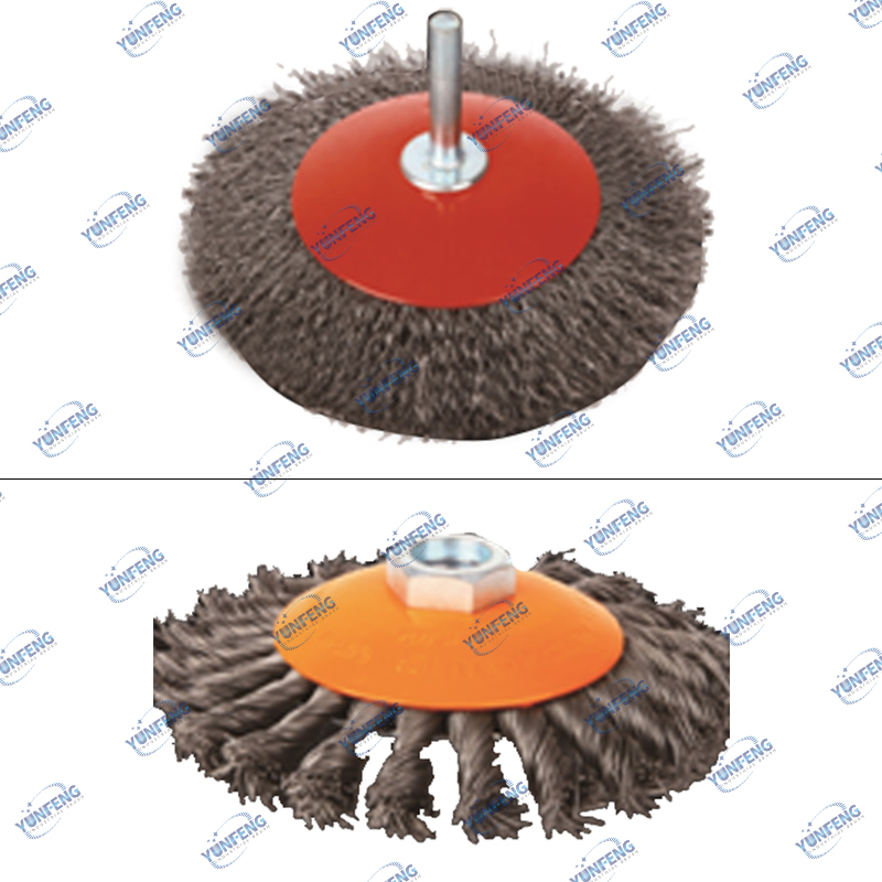 Hersteller Custom Rostentfernung Cup Drahtbürste Twist Style zum Entfernen von Rost und Farbe