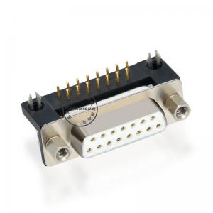 15-poliger d-Typ-Stecker 90-Grad-Winkel