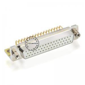 D-Sub-High-Density-Stecker 50-poliger Steckverbinder für rechtwinklige Leiterplattenmontage