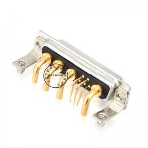 D-Sub-9W4-Power-Buchsenanschlüsse, rechtwinklig