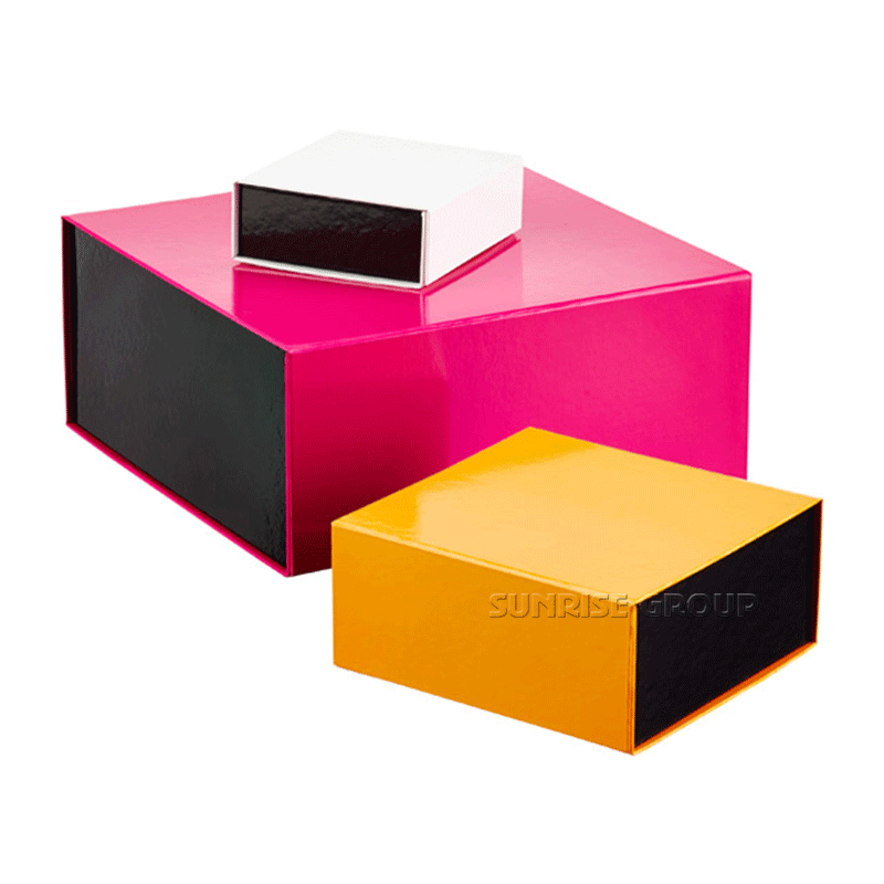 Luxus-Magnetverschluss zusammenklappbare Geschenkbox #collapsiblebox