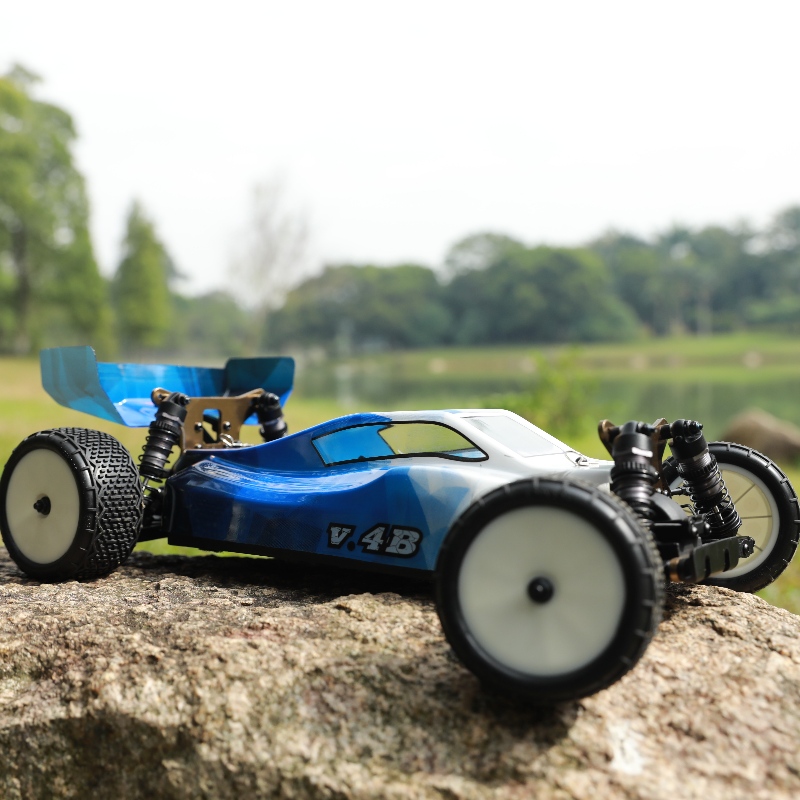 Vkarracing 1/10 Elektro 4WD Buggy bürstenloses RC-Geländewagen mit Metallchassis Spielzeugauto