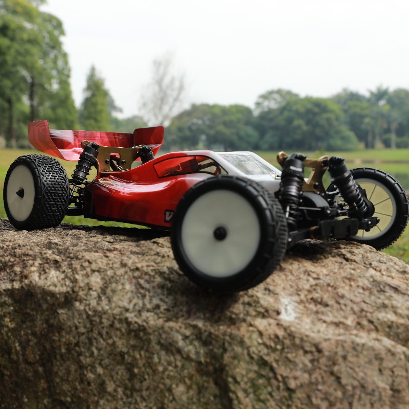 Vkarracing 1/10 Elektro 4WD Buggy bürstenloses RC-Geländewagen mit Metallchassis Spielzeugauto