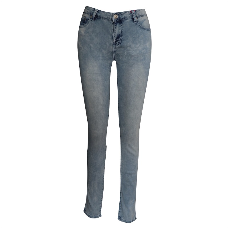 Bleichmittel waschen Frauen Skinny Jeans WS1006