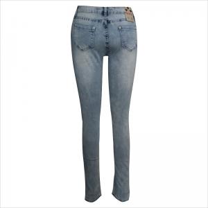 Bleichmittel waschen Frauen Skinny Jeans WS1006