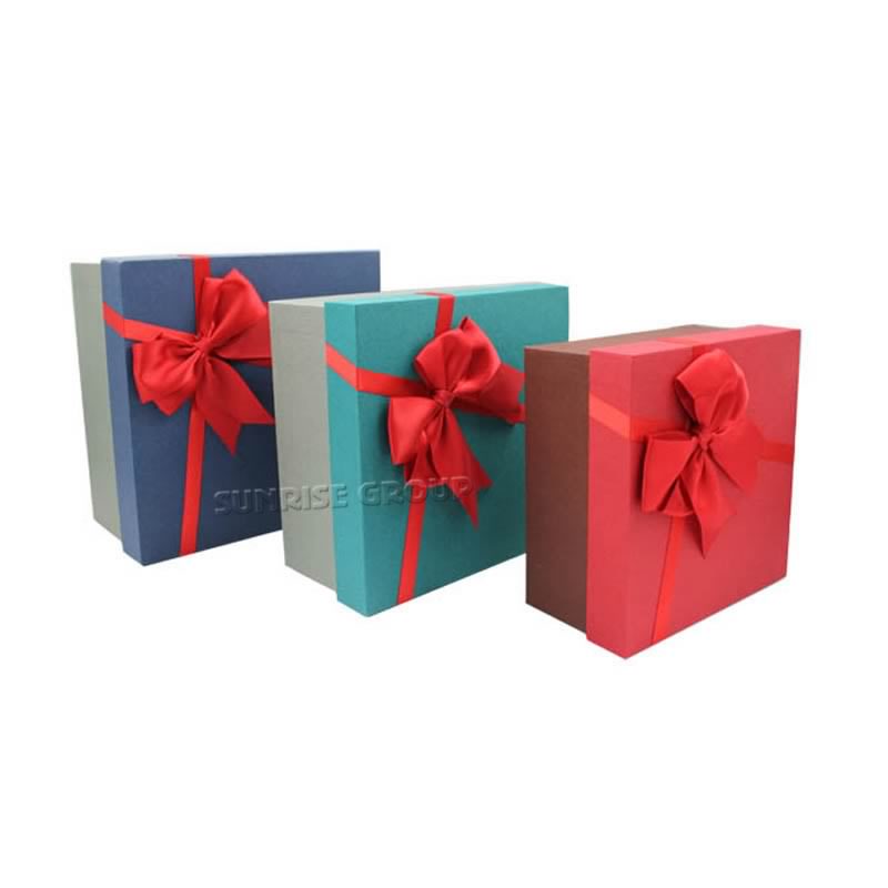 Papier gedruckt benutzerdefinierte Weihnachtsgeschenk Sammlung Süßigkeiten Verpackung Geschenkbox