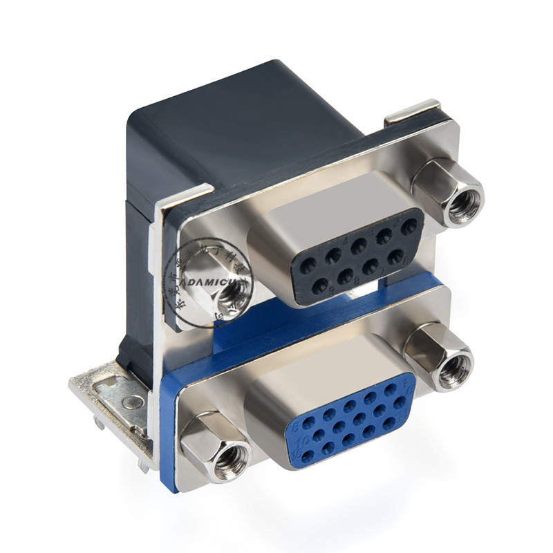 d Sub-9-Pin-Buchse auf 15-Pin-Buchse Dual-Port-Anschluss