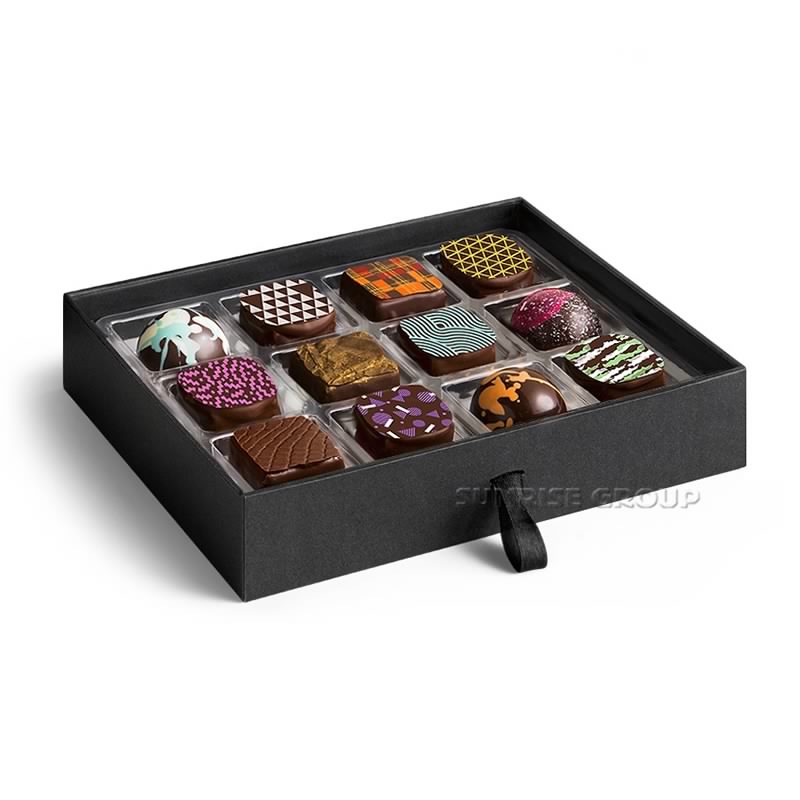 Schöne Paper Board Magnetverschluss Schokolade Geschenkbox