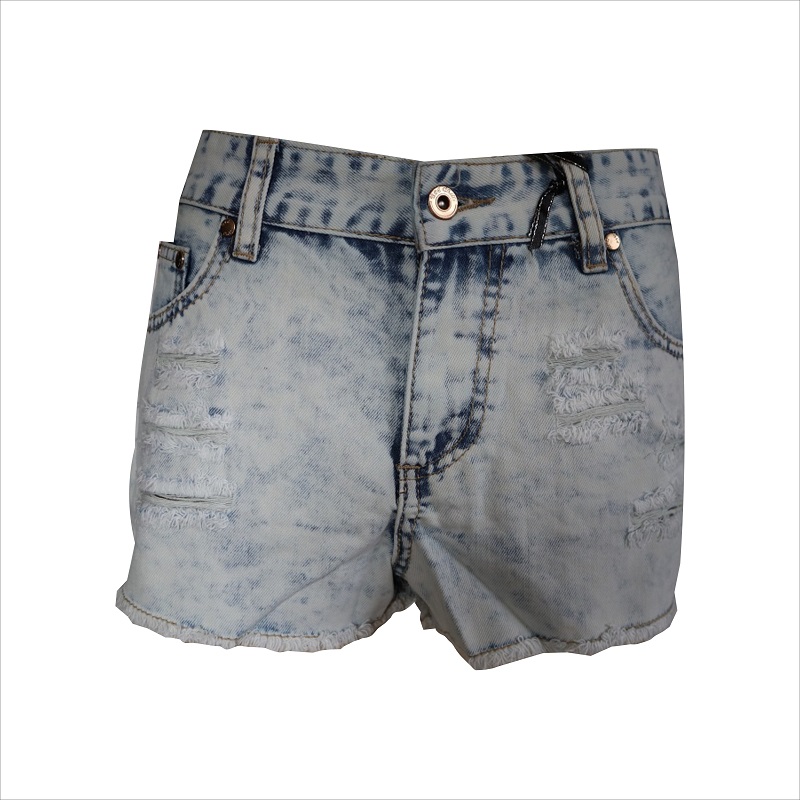 Damenblouson Wash Distressed Shorts WS1013