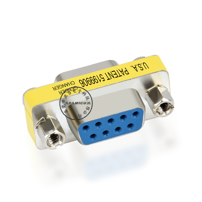 9 pin d sub weiblich serielle rs232 geschlechterwechsler adapter