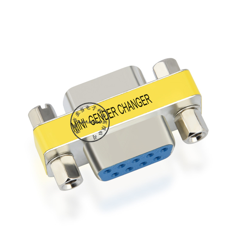 9 pin d sub weiblich serielle rs232 geschlechterwechsler adapter