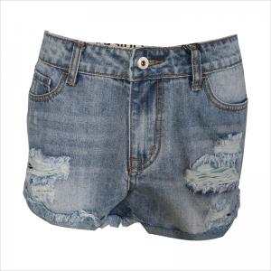 Mode Distressed Frey Saum Shorts WS10120