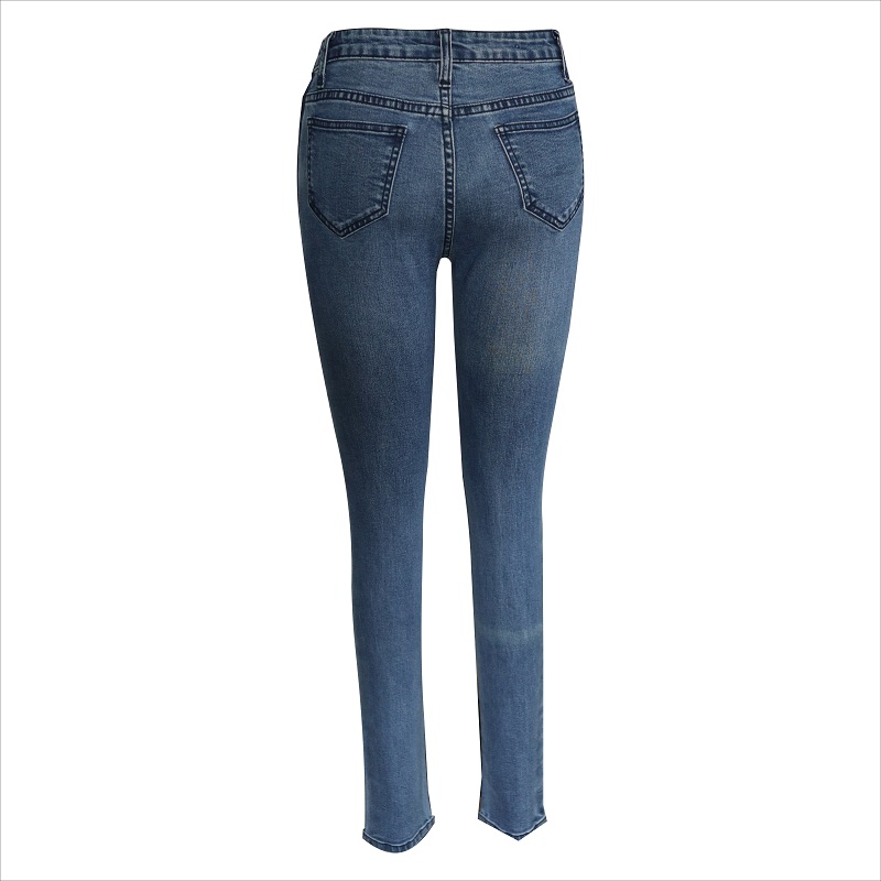Mode Kontrast waschen Skinny Jeans WS10122