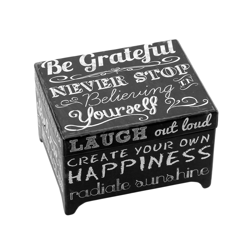 Benutzerdefinierte schwarze steife Geschenkbox Großhandel