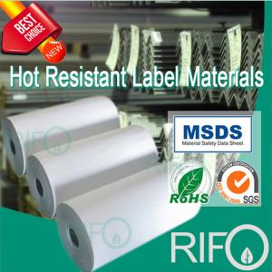 Wasserbeständiges, temperaturbeständiges Autoreifenetikett