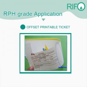 Rph-100 White BOPP Synthetic Paper für Offsetdruckbare Magazinmaterialien