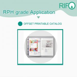 Rph-100 White BOPP Synthetic Paper für Offsetdruckbare Magazinmaterialien