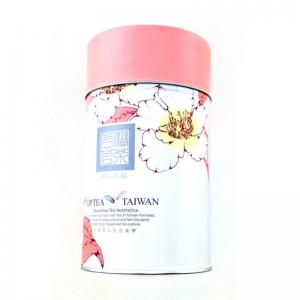 Luftdichte runde Teedose mit doppeltem Deckel