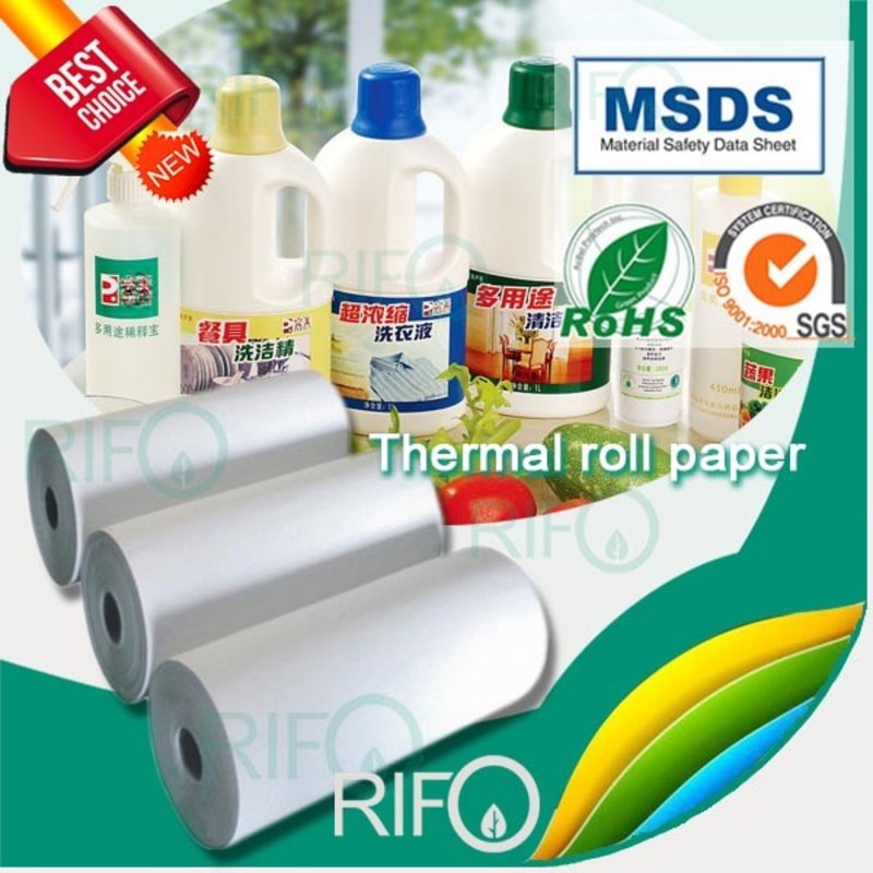 Imprägniern Sie Aufkleber beschriftet synthetisches weißes BOPP-Material mit MSDS RoHS