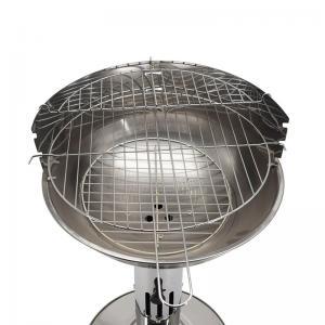 In hohem Grade justierbarer Grillgrill des rostfreien Stahls mit Maschendrahtnetz