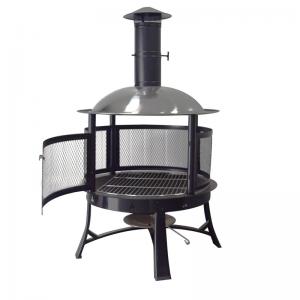 Antikes BBQ-Feuergrubeneisen warf Feuerschüssel im Freien