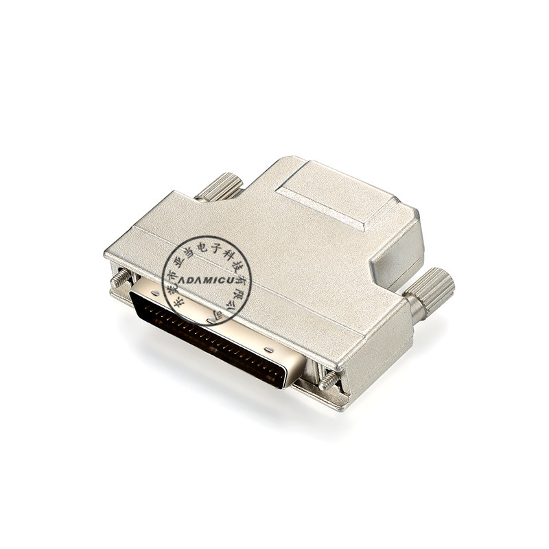 Heißer Verkauf-Löt-SCSI HPCN 50 Pin-Anschluss mit Eisenschale und Schrauben