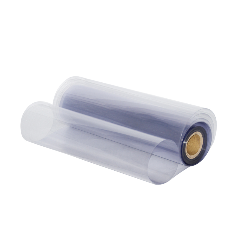 100 Mikron steifer transparenter PVC-Plastikfilm in der Rolle für den Druck