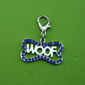 Haustier Ornament Zubehör Hund Anhänger mit Bohrer Hundeknochen Pet Tag Dekorationen