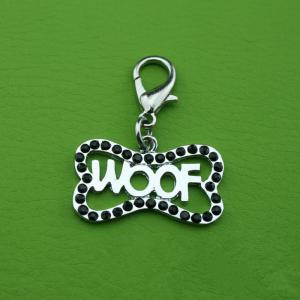 Haustier Ornament Zubehör Hund Anhänger mit Bohrer Hundeknochen Pet Tag Dekorationen
