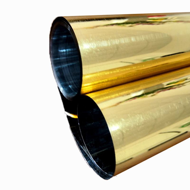 120 Mikron-Mylar-Film-Hochglanz Goldmetallisierte PET-Film-Rollen für das Thermoformen