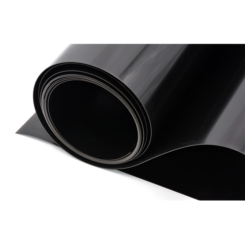 0,15 mm Hochglanz Flexible PVC Dünne Kunststoffplatte Schwarz