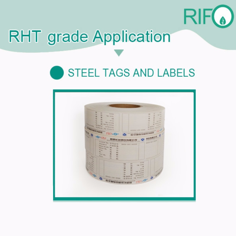 Günstige Großhandel Thermopapierrolle, Hochtemperatur Pet Steel Label