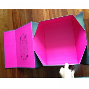 Einteilige magnetische faltbare Papierschachtel mit customized Größe und Logo