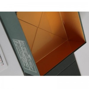 flache einseitige faltende Pappschachtel der Verpackung