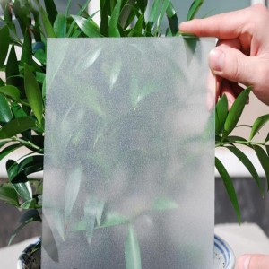 Säure geätzt Glas