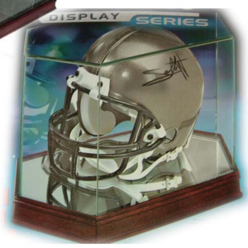 Football Helm Glas Vitrine