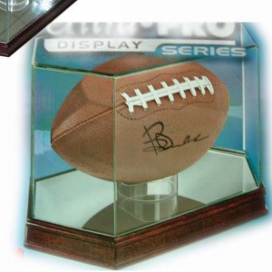 Octagon Football Glas Vitrine