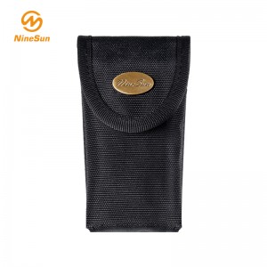 Kleine schwarze Nylon-Taschenmesserscheide-NineSan