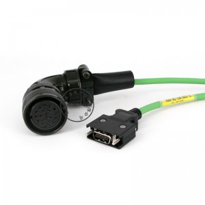 Hochspannungskabel Delta-Servo-Motor-Encoder flexible elektrische Kabel