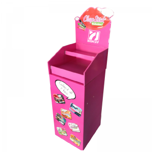 Pop-up-Wellpappen-Boden-Karton-Ausstellungsstand für Kosmetik