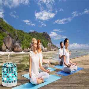 Großhandel Alibaba Mosaik Glas Aroma ätherisches Öl Diffusor Luftbefeuchter