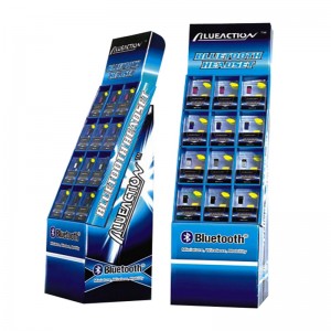 Kundenspezifischer Verkaufsstellen-Pappsupermarkt-Boden-Ausstellungsstand