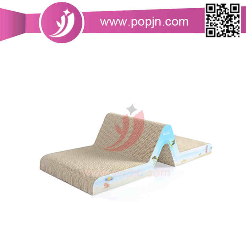 Haustier Scratch Pack Wellpappe Cat Scratcher / Katzenkratzbrett mit Katzenminze