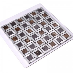 dekor marmor außenwand als mosaik - fliesen