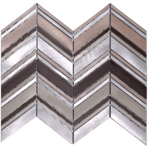 hlc27 grauen aluminium legierung aus glas decorative tile streifen für küche spritzer