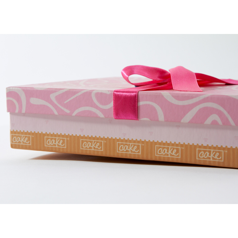 - rosa verpackung aus pappe papier schachtel kekse