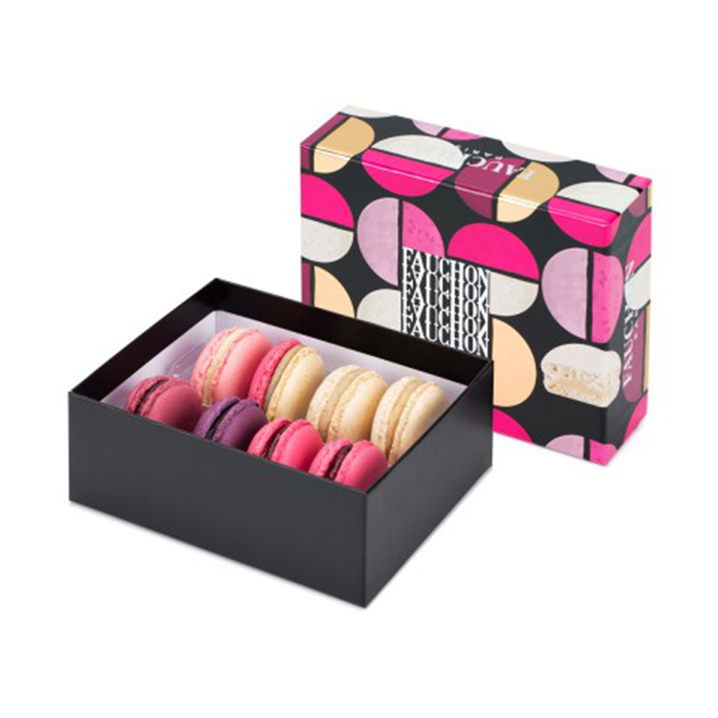 heißes verkauf macaron umhüllung mit deckel macaron box - design